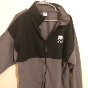 USA Olympic fleece zip up xxl